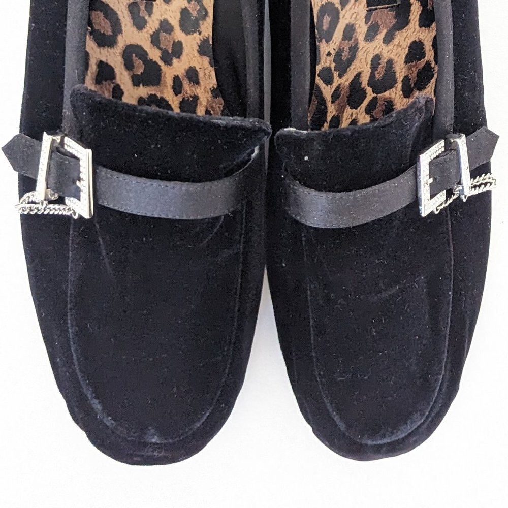 π€ Beverly Feldman Velvet Loafers Size 9 π€ - Picture 6 of 12
